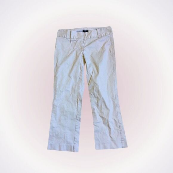 J. Crew City Fit Pants neutral light tanSz 4